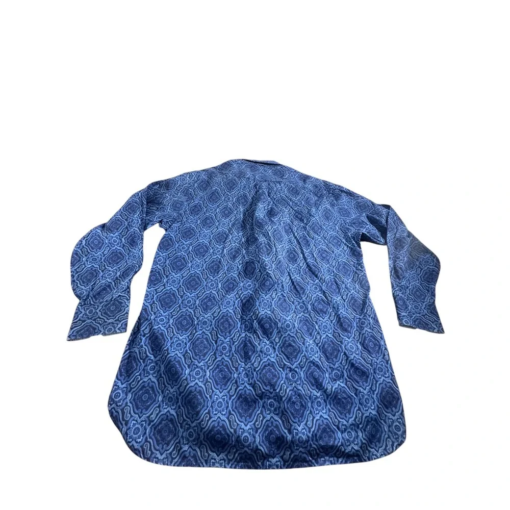 Vintage Tommy Hilfiger Y2K Paisley Button Up Shirt Mens Large‎ 100s 2-Ply Cotton